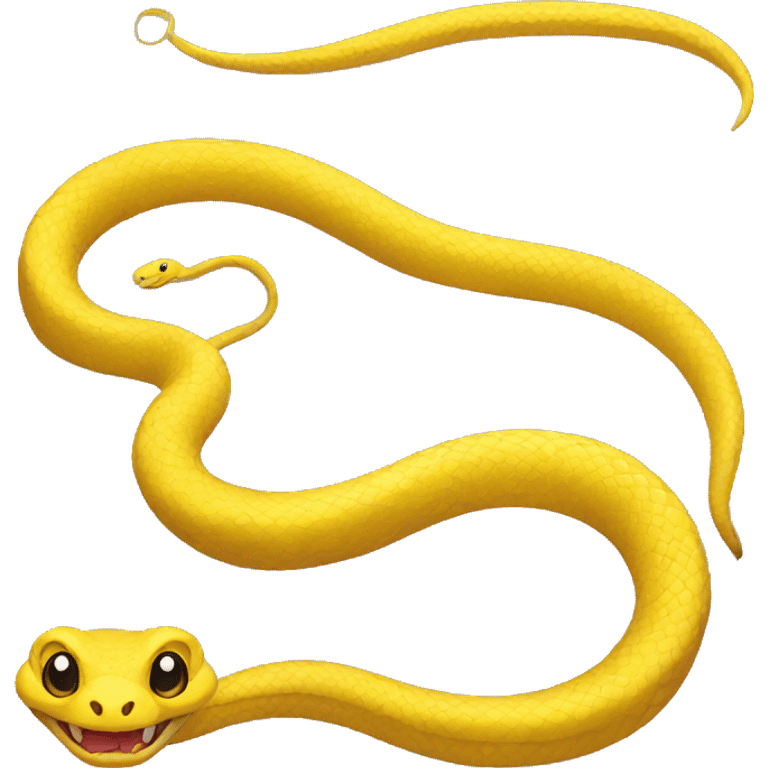 yellow snake emoji