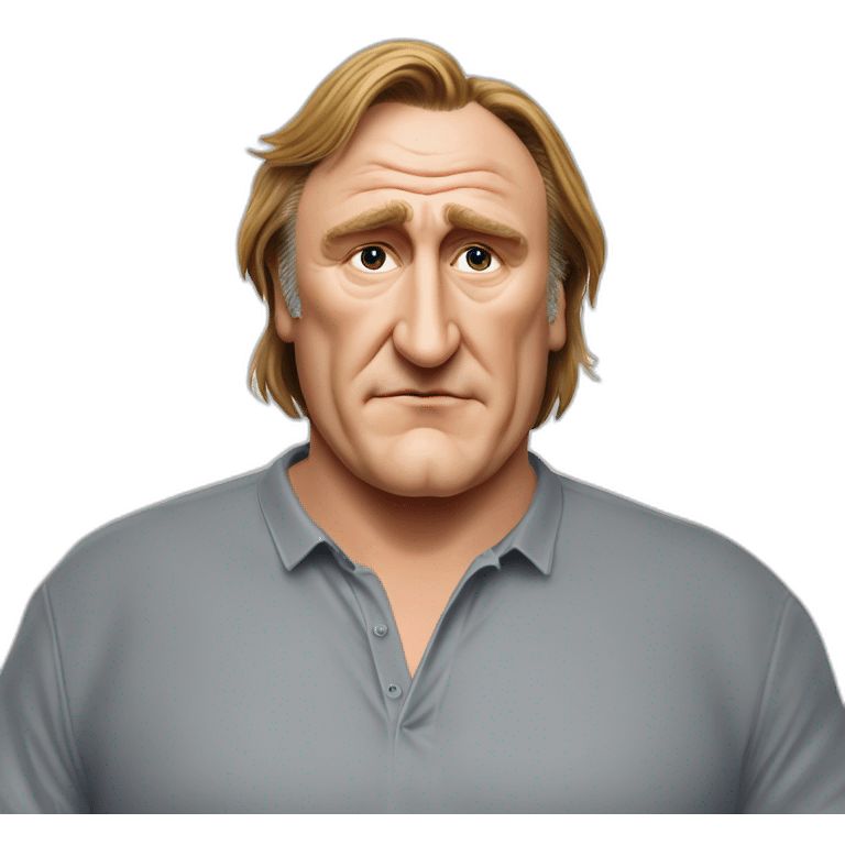 gérard depardieu avec un boeuf emoji