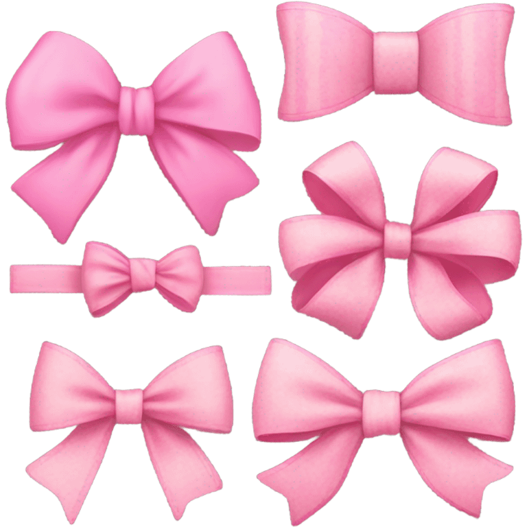 pink bows emoji