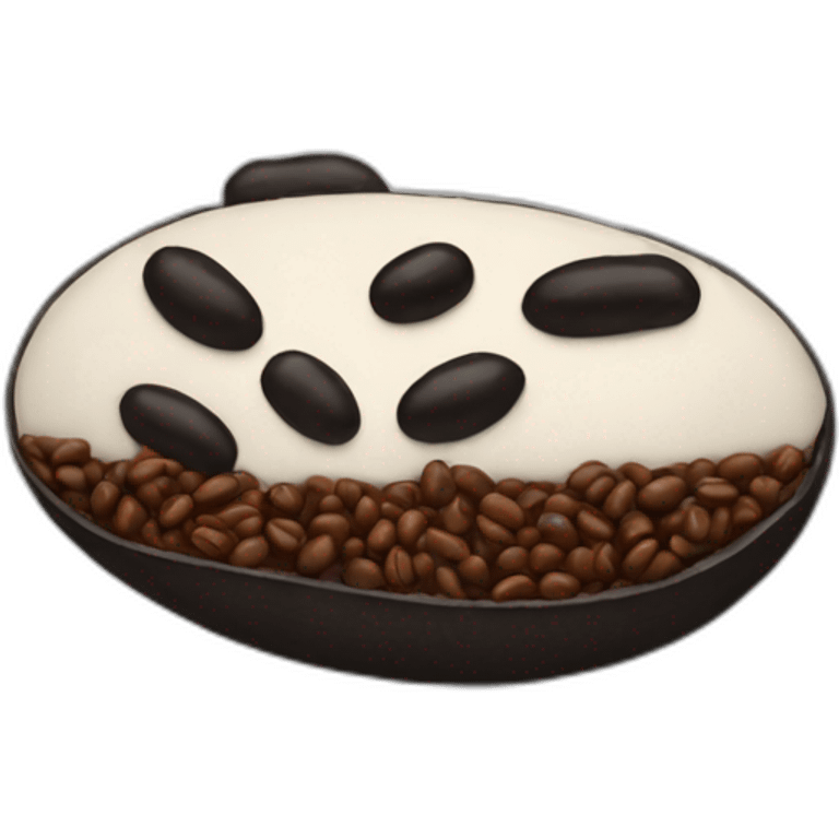 black bean emoji