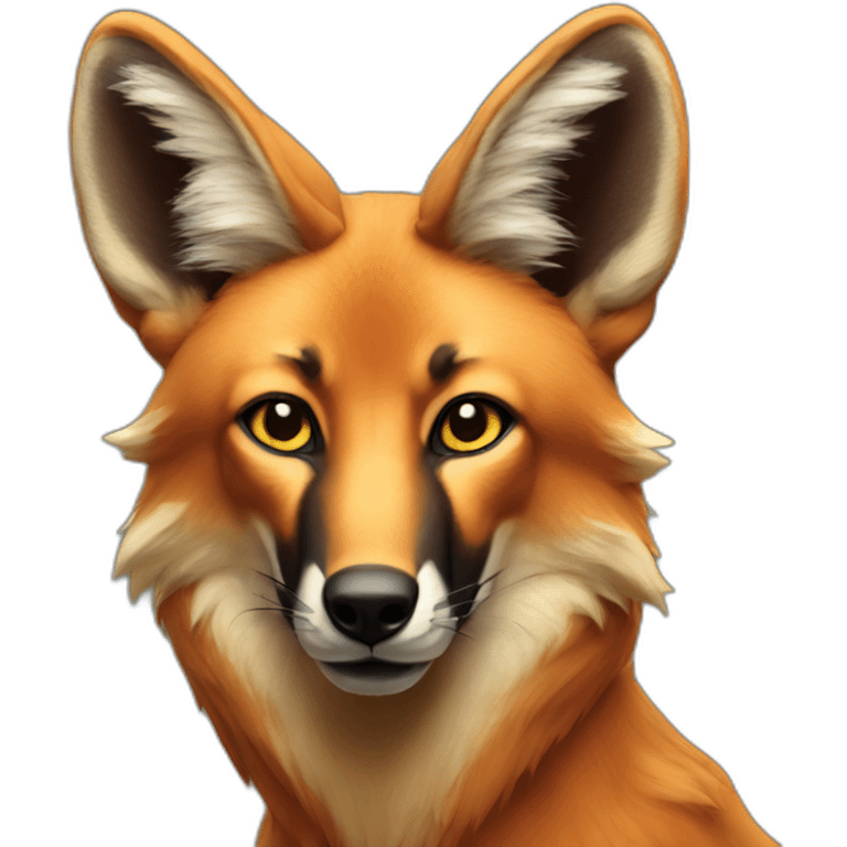 Maned Wolf emoji