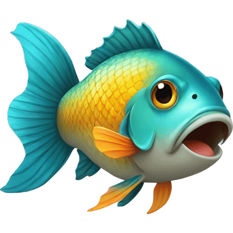 Fish love emoji