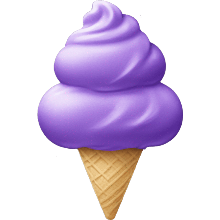 Purple ice cream  emoji