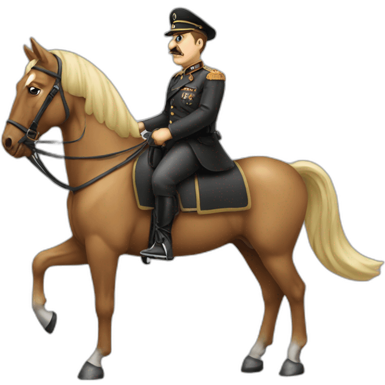 Hitler on a horse emoji