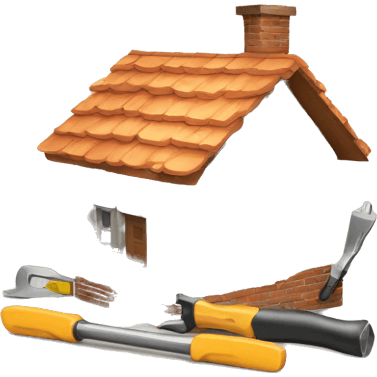 fix house with tools emoji