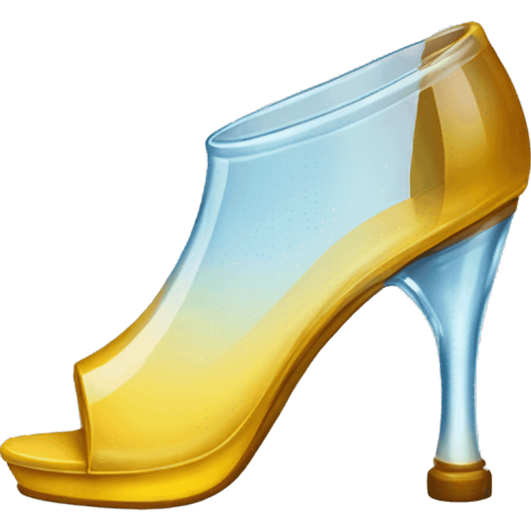 Glass heel  emoji