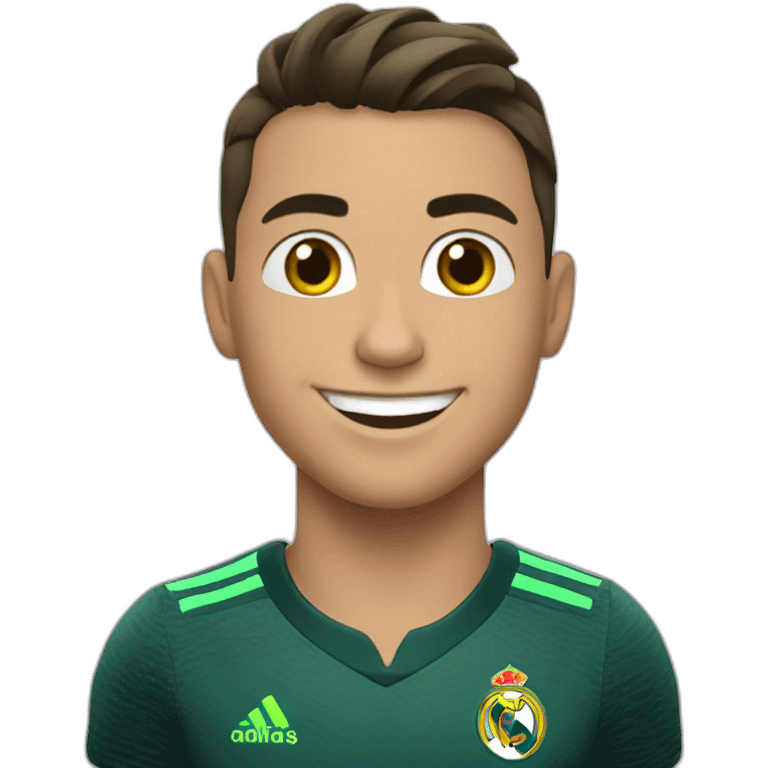 Happy cristiano ronaldo girl emoji