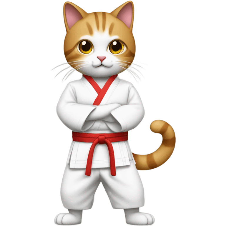 Karate cat emoji