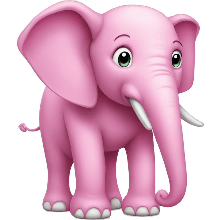 pink elephant  emoji