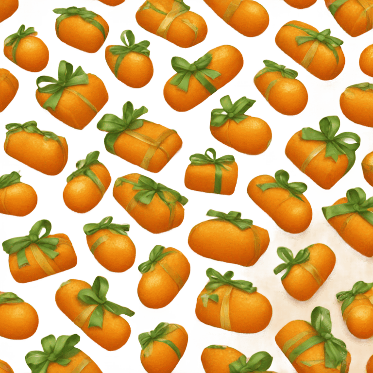 orange present  emoji