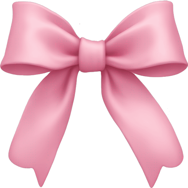 light pink bow on light pink bow emoji