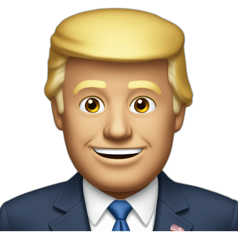 Donald trump qui dit merci  emoji