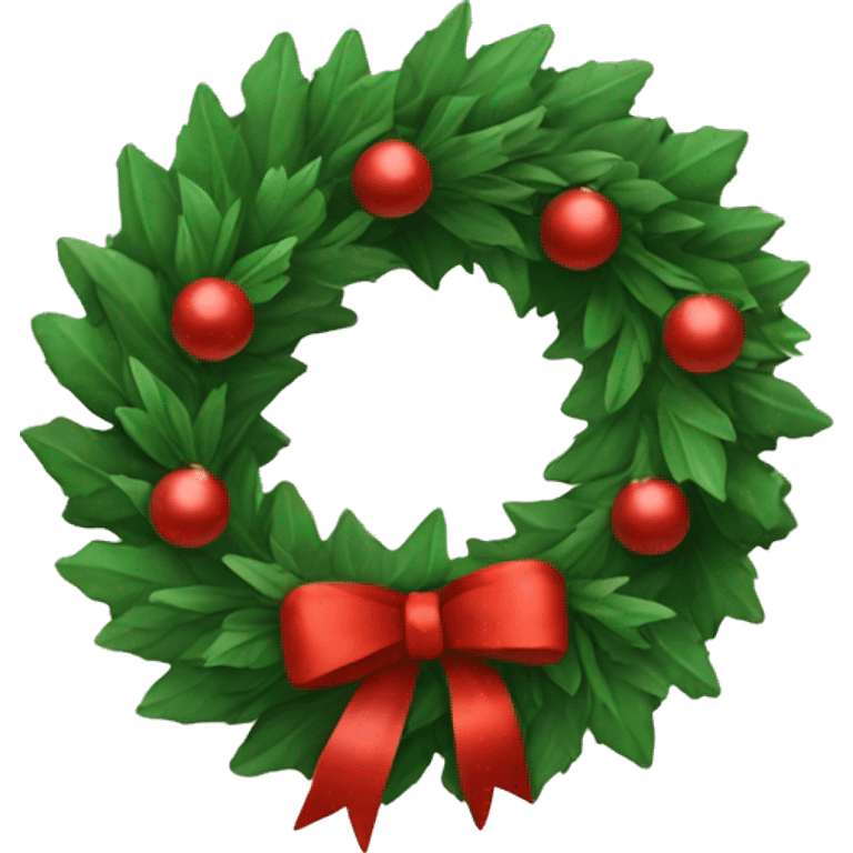 Christmas wreath  emoji