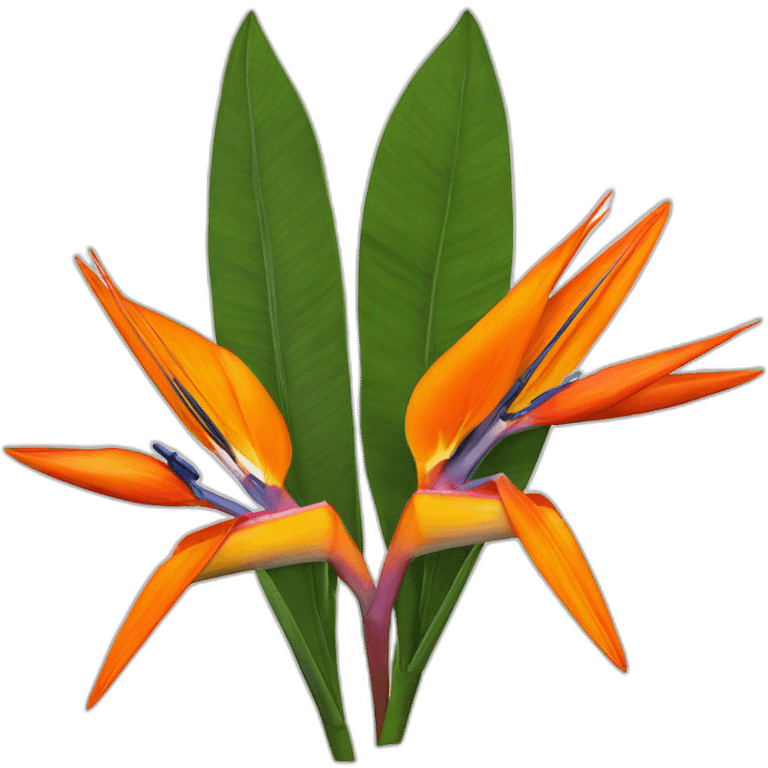 Strelitzia reginae emoji