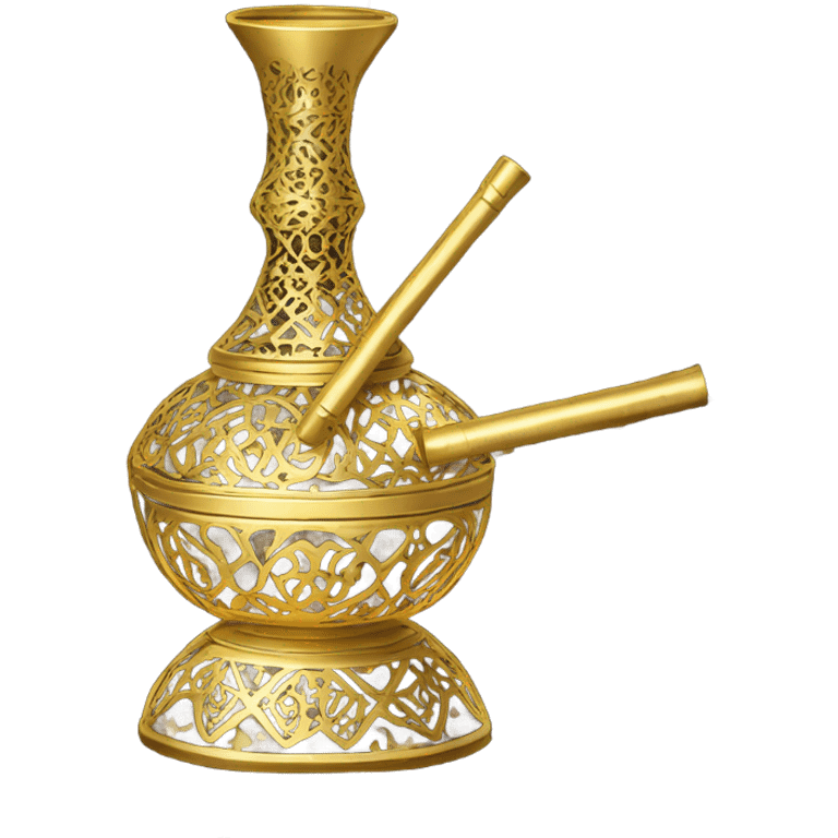 Gold sheesha emoji