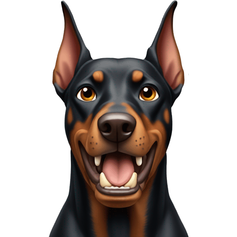 Mad Doberman  emoji