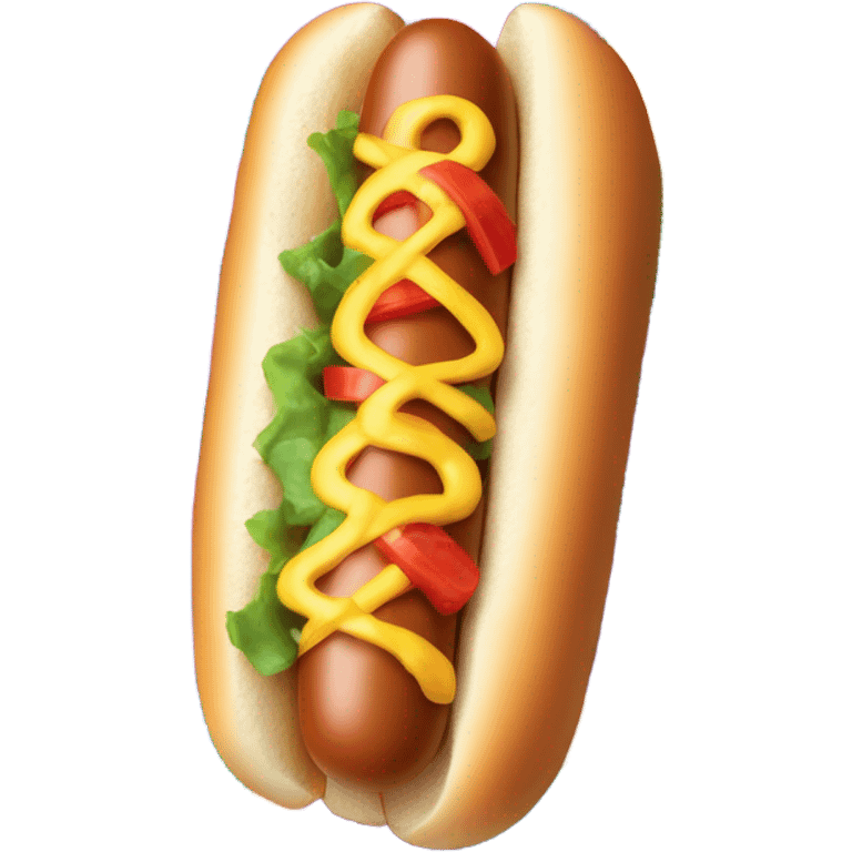 Gay hot dog emoji