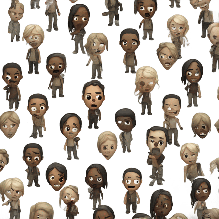 The walking dead amc film emoji