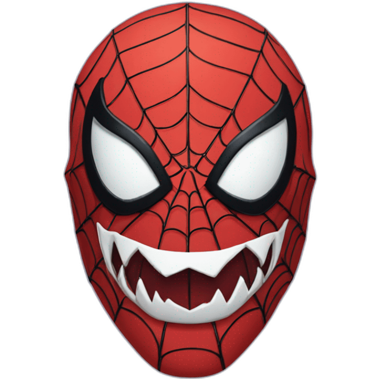 Spider-man venom mask emoji