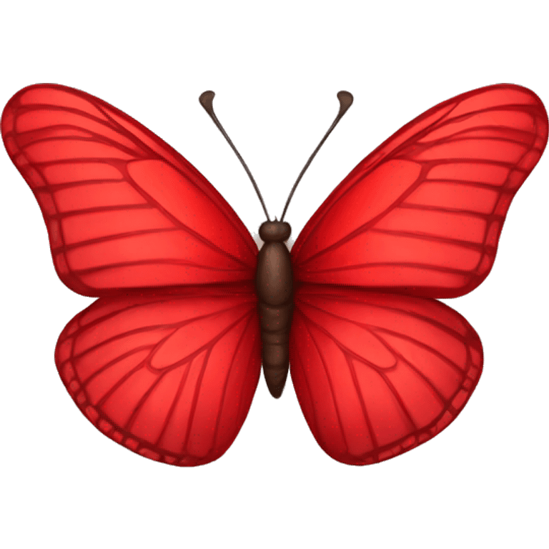 Red butterfly  emoji