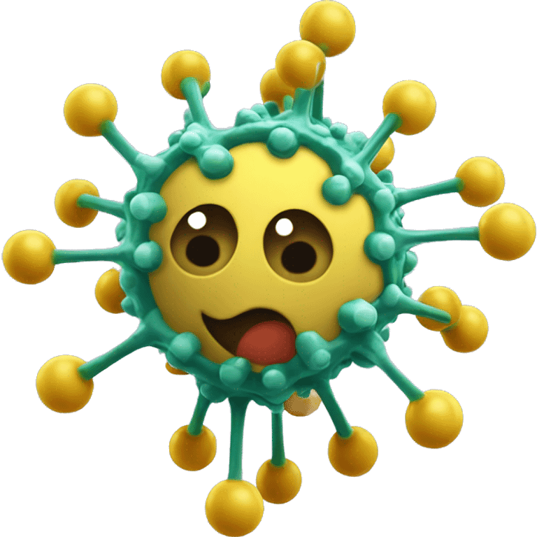 covid virus molecular  emoji