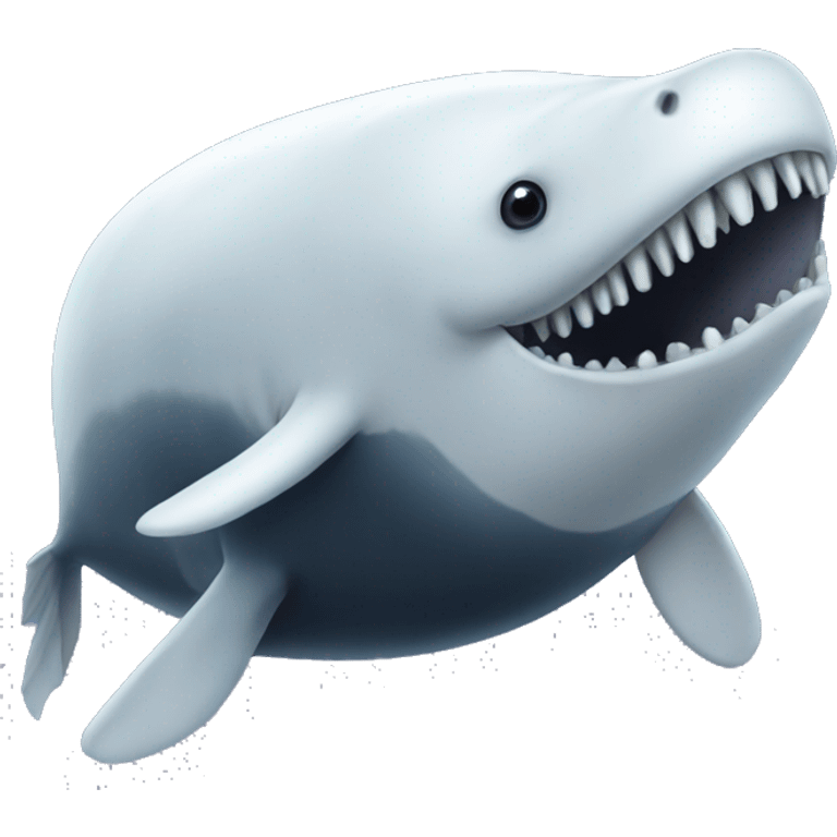 a bowhead whale emoji