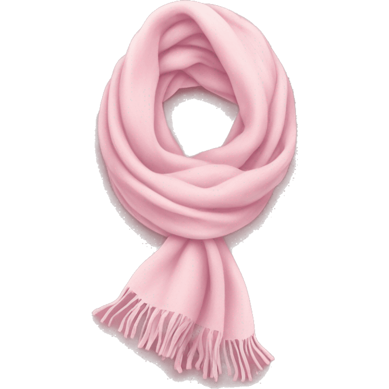 light pink scarf emoji