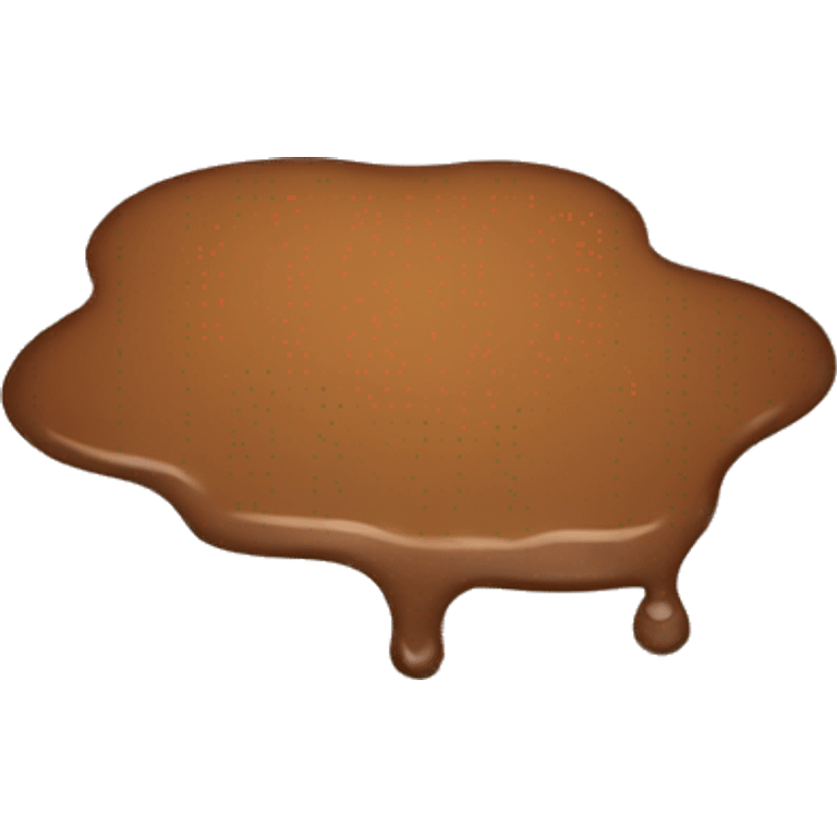 brown puddle emoji