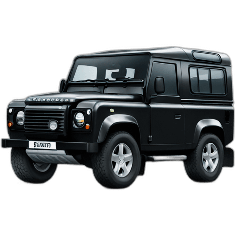 landrover defender black emoji