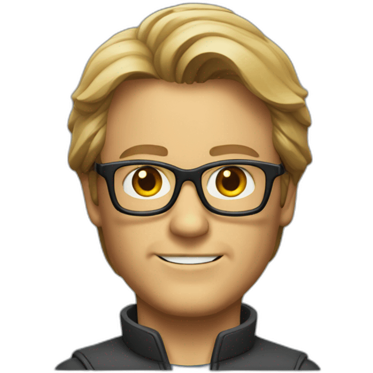 MacGyver with glasses and Walter O'Brien emoji