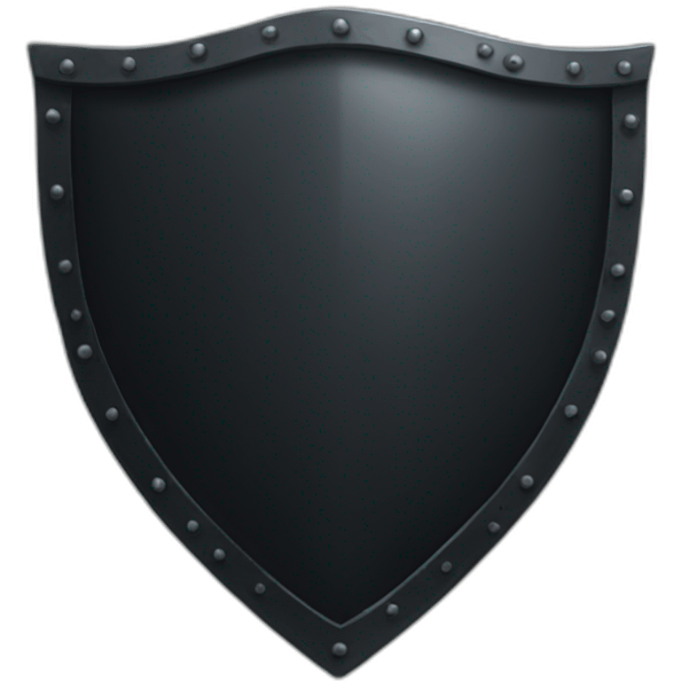 black shield emoji