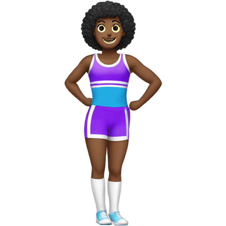 Sport aerobics costume emoji