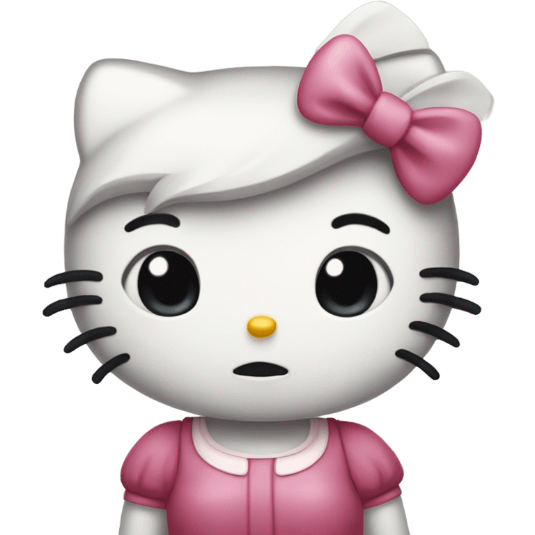 hello kitty sad emoji