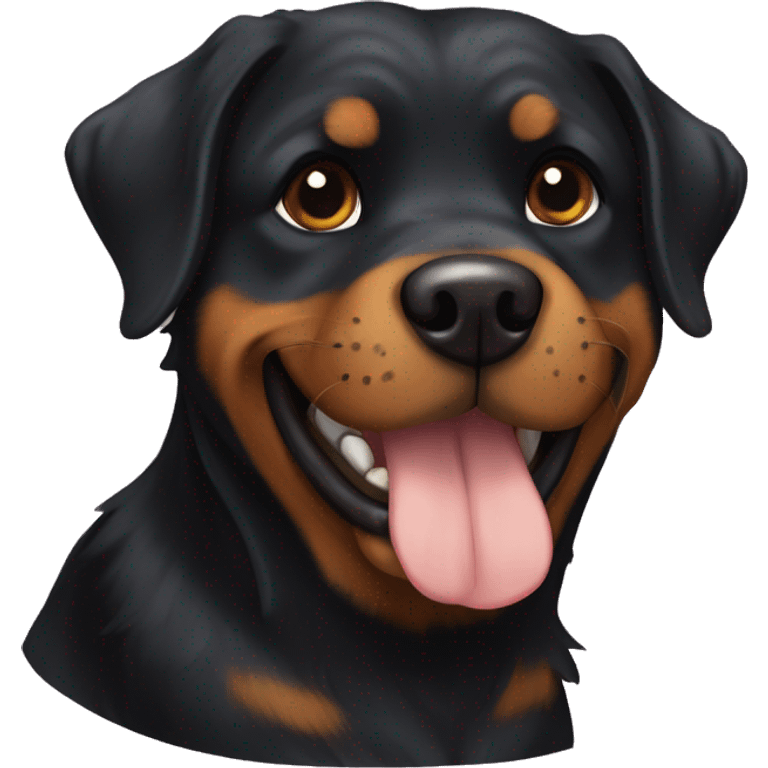 Rottweiler and spoodle emoji