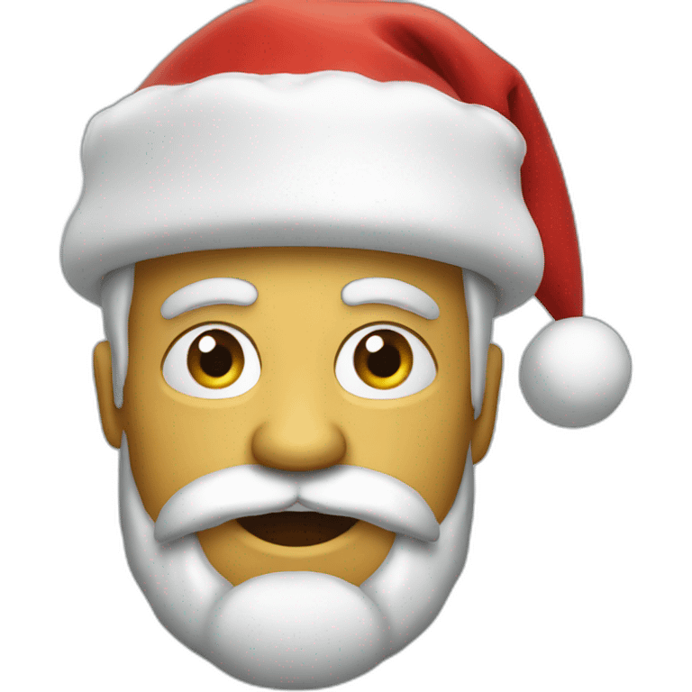 Santa-Claus-eat-storm emoji