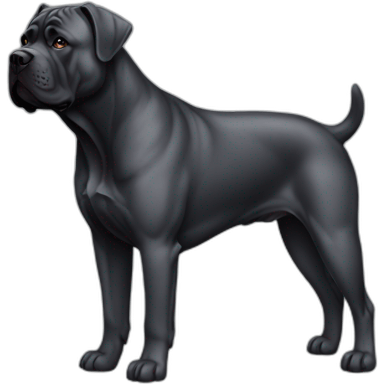 Dog Cane Corso full body emoji