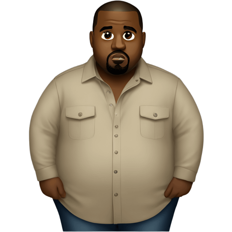 Kanye west fat emoji