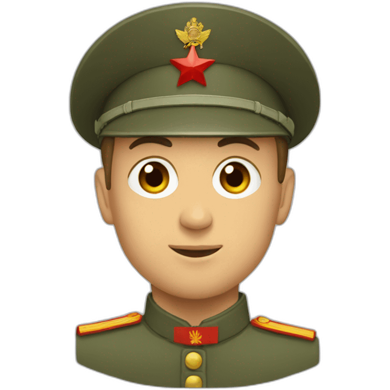 Soviet soldier  emoji