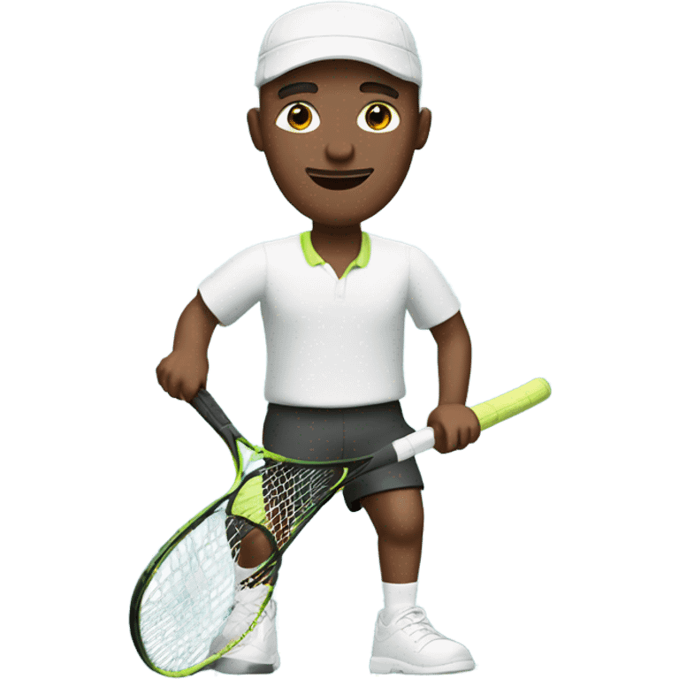 Man with a tennis raquet emoji