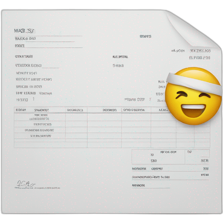 invoice emoji