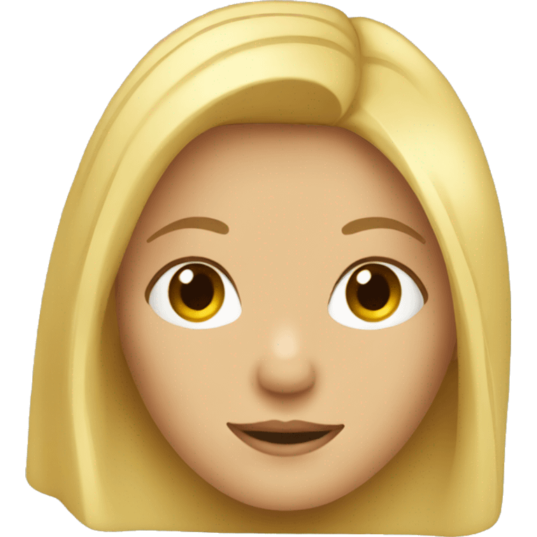 blonde girl  emoji