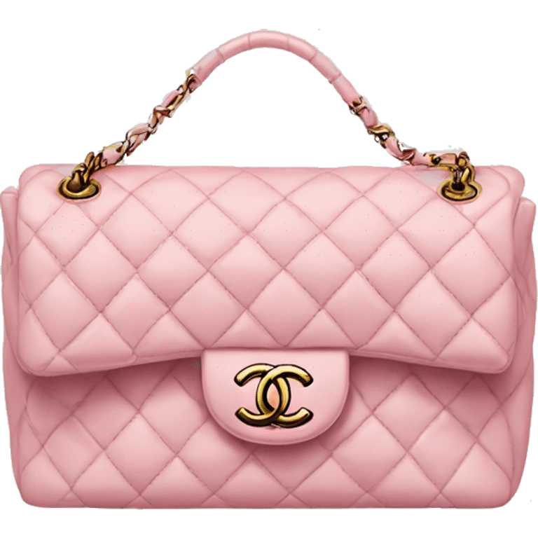 Light pink Chanel bag emoji