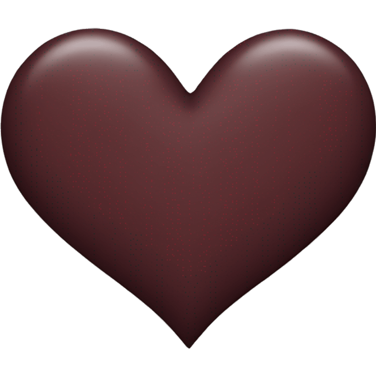 maroon heart  emoji