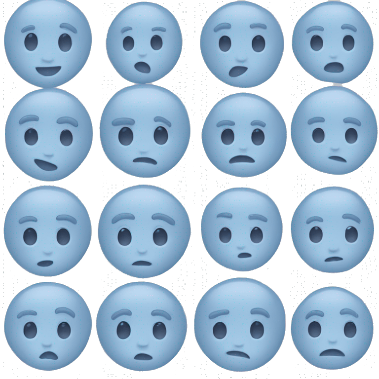 soft blue emoji