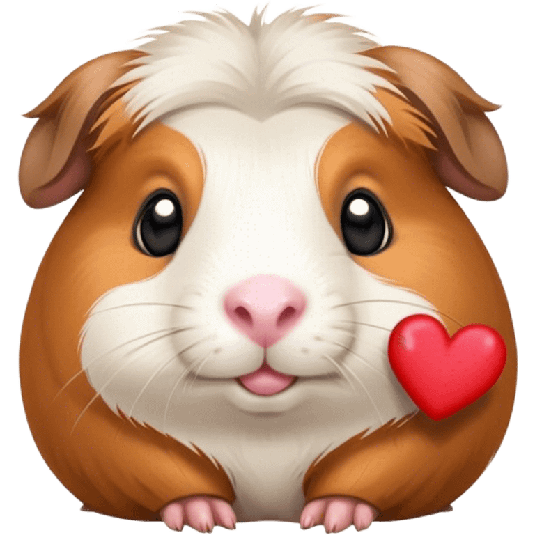 Valentine’s Day Guinea pig emoji