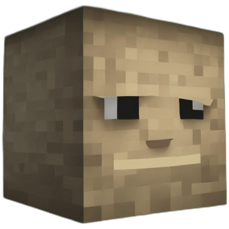 Block de terre minecraft  emoji