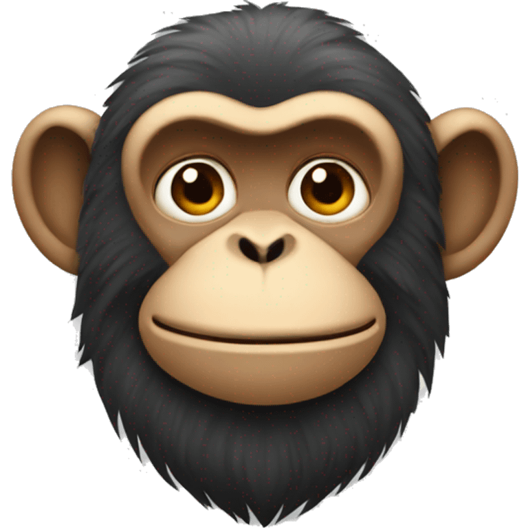 A monkey with a bushy moustache  emoji