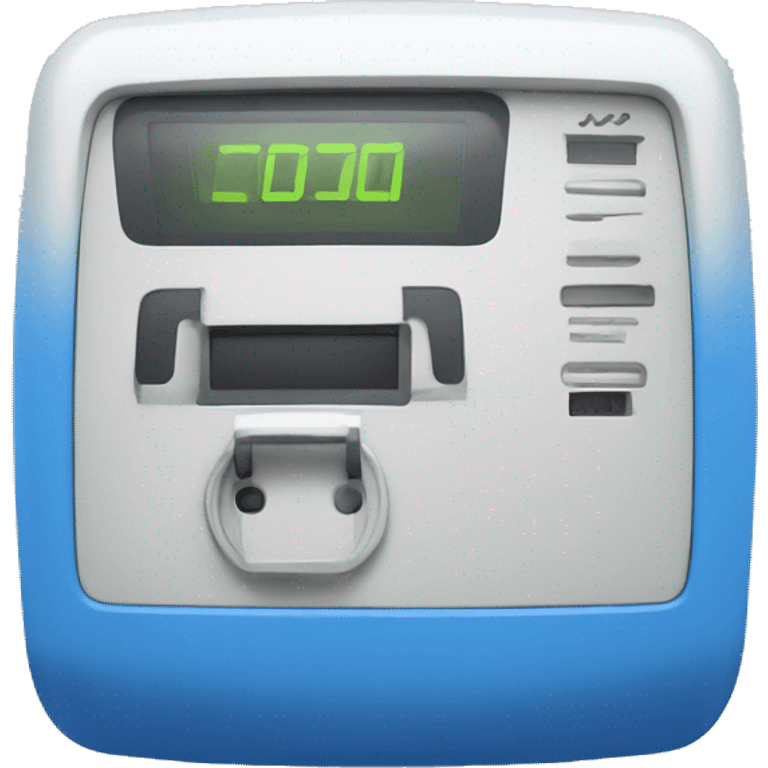 Blue electricity Meter emoji