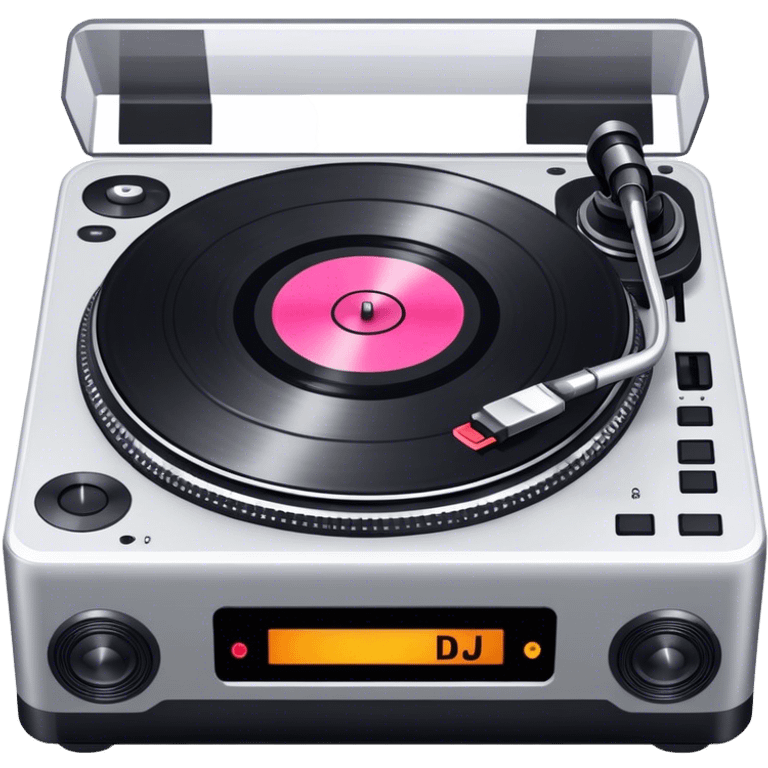 DJ turntable emoji