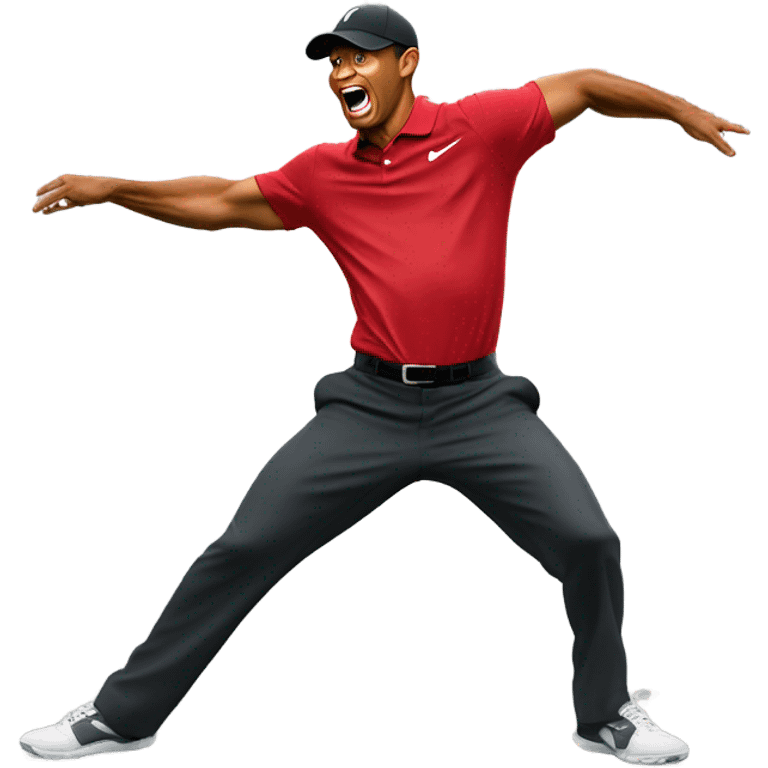 Tiger woods twerking emoji